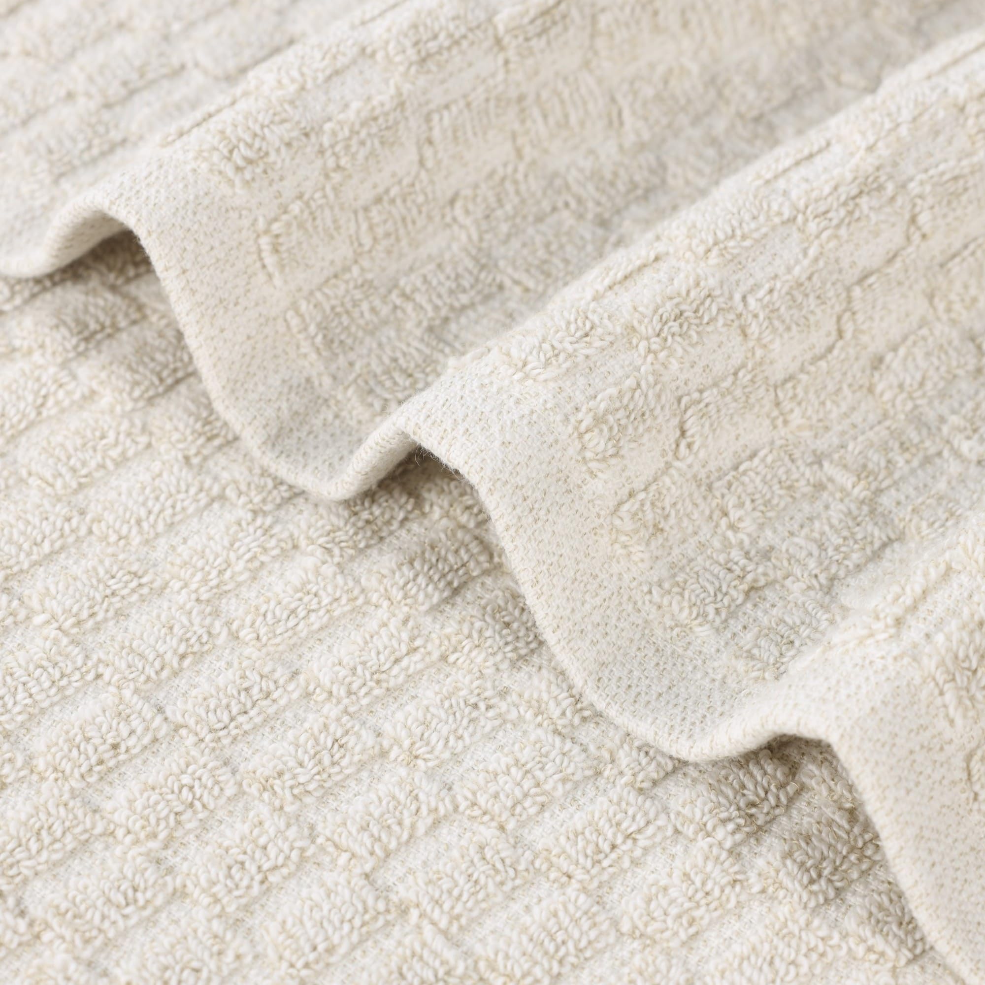 Superior Juno - Toallas de mezcla de algodón de peso medio, para baño de invitados, baño, ducha, spa, felpa, secado rápido, toallas ultrasuaves, esenciales de baño, detalle de borde, juego de 2, color