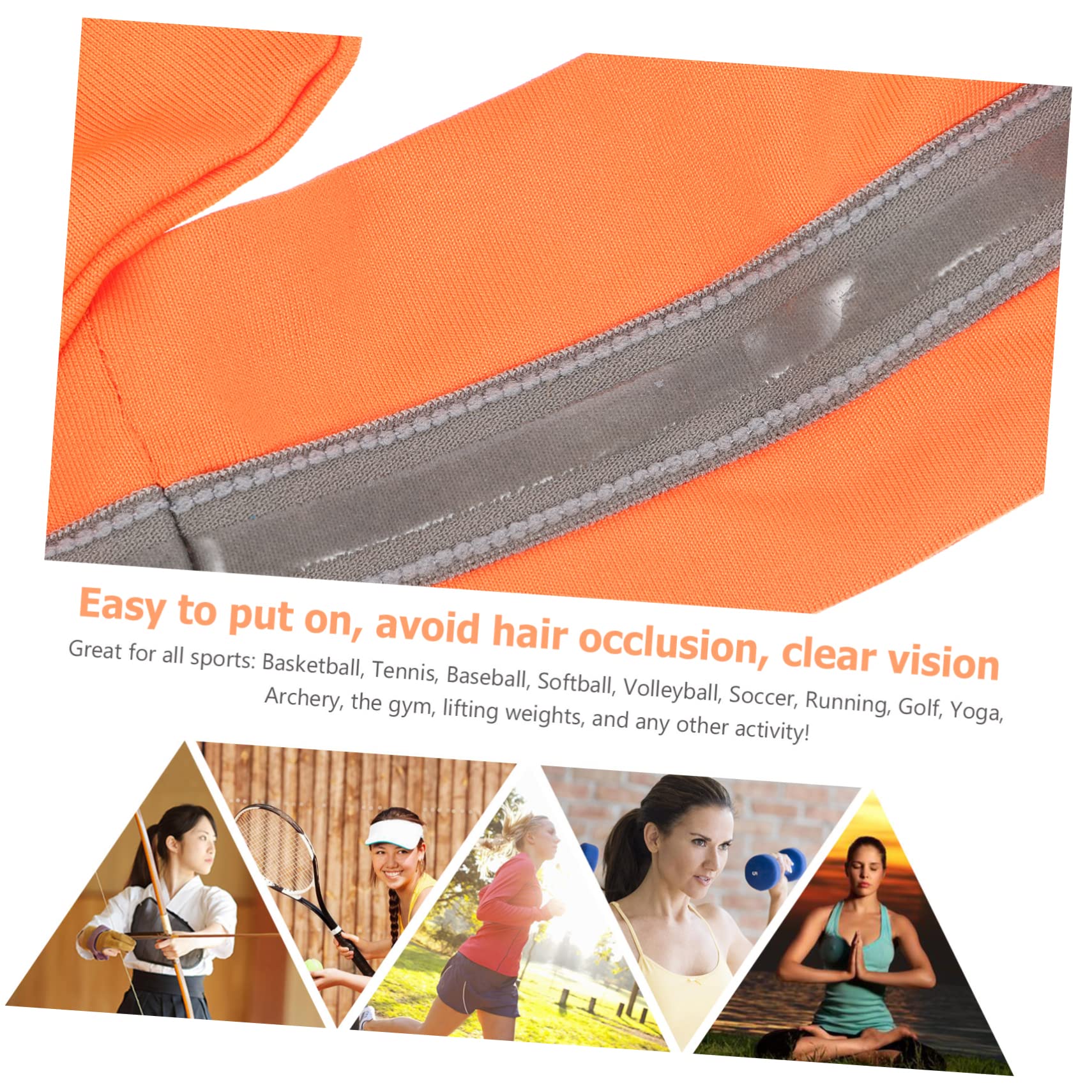 BESPORTBLE 10 STK Sport Stirnband grünes Stirnband Trainingsstirnbänder für Frauen elastisches Stirnband laufstirnband Kopftuch für Männer Haarband für Männer sportliches Schweißband Yoga