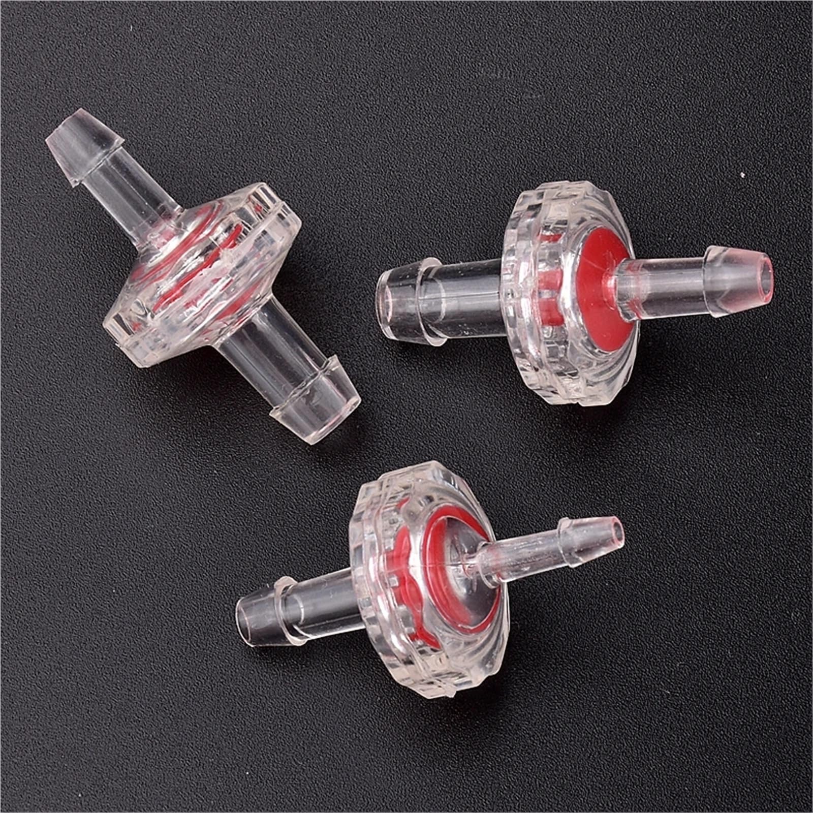5 ~ 50 szt. Mini zawór zwrotny pompy powietrza do akwarium CO2 rura wodna jednokierunkowe złącze węża do nawadniania kropelkowego (3-3 mm, 5 szt.)
