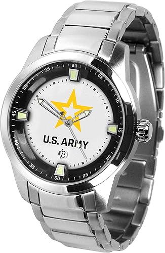 US Army Titan - Reloj de acero inoxidable para hombre