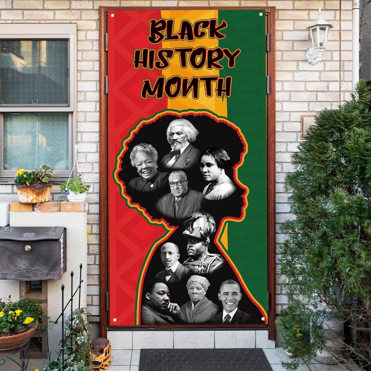 Black History Month Banner – Pan African Dekoration, 180x110 Cm, Polyester, Für Home & Party