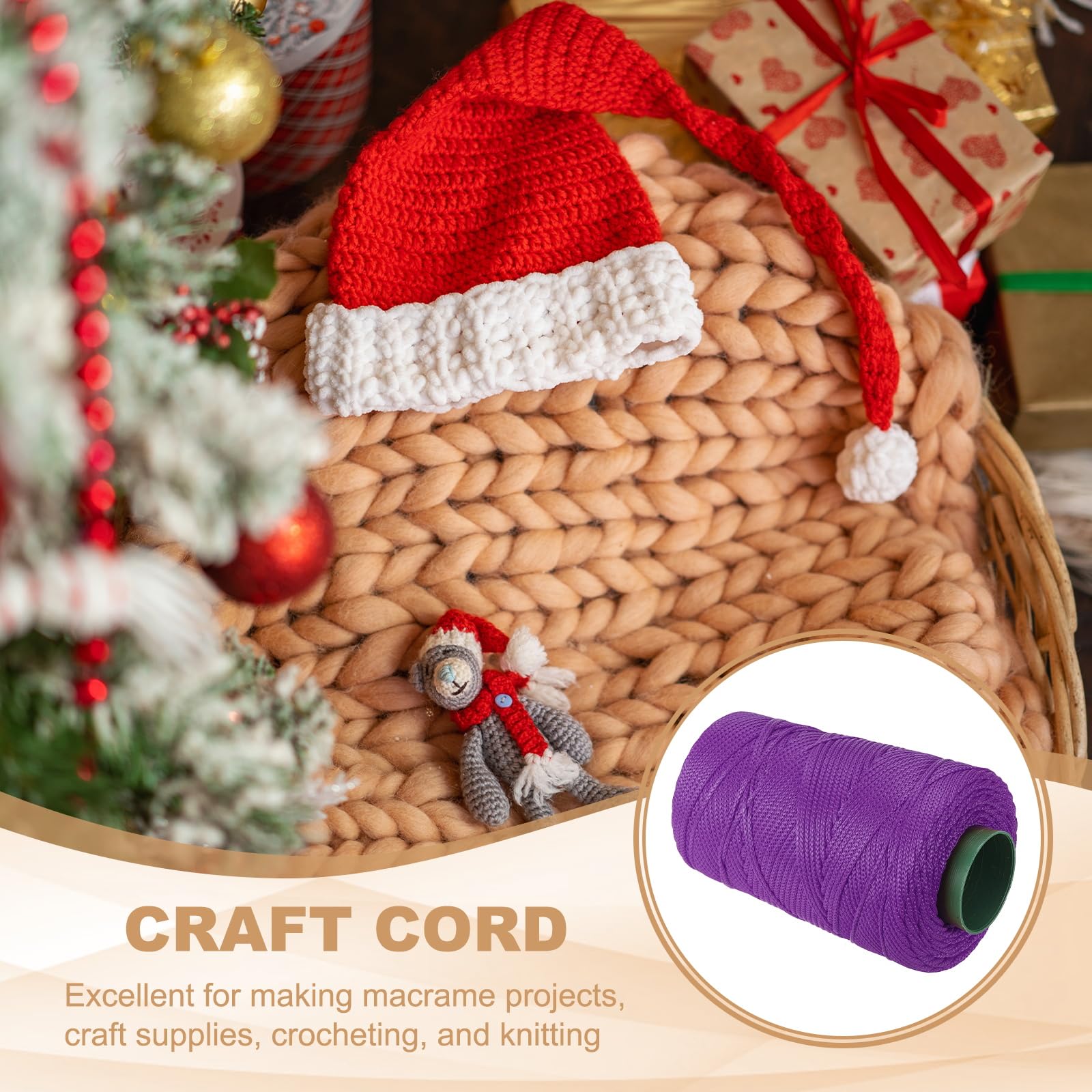 YELARXI Polyester Macrame Cord - Image 4