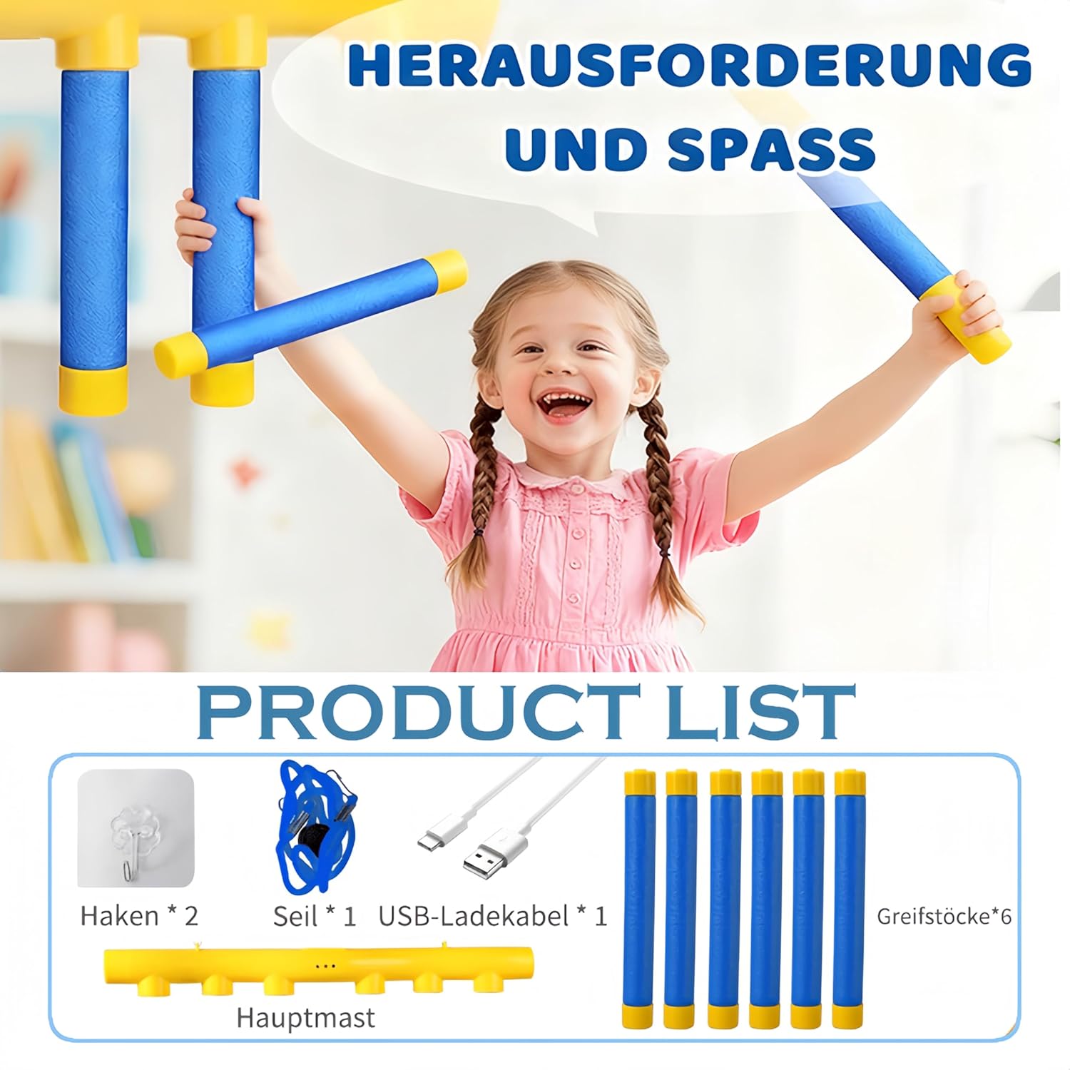 Reflex Drop Sticks Challenge Game, Hand-Eye Coordination & Reaction Training Toy, Fun Catch Falling Sticks Game for Kids, Adults (Blue) Reflex Drop Sticks Challenge Game, Hand-Eye Coordination & Reaction Training Toy, Fun Catch Falling Sticks Game for Kids, Adults (Blue)