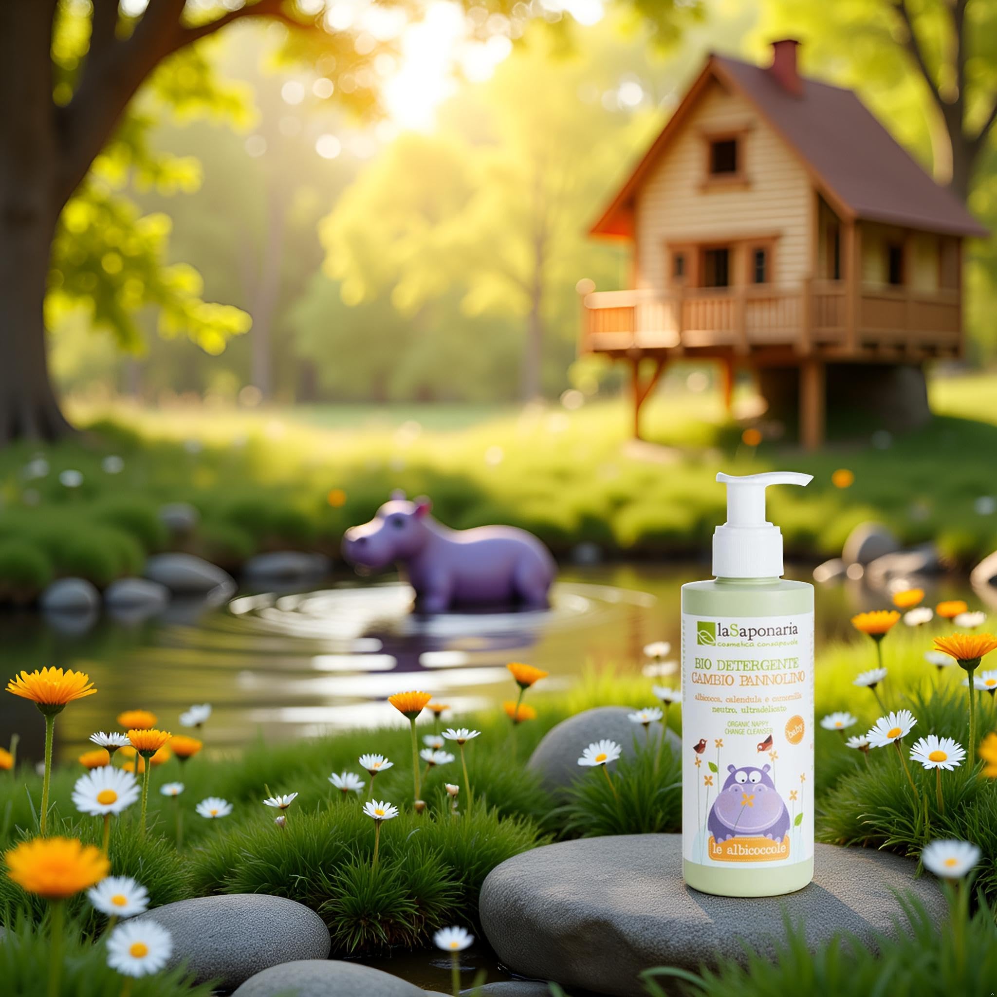 La Saponaria Crema detergente cambio pannolino lenitiva 190ml