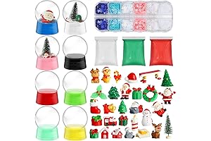 Enchanting DIY Christmas Snow Globe Kit for Festive Creations