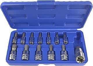 13pc Metric Allen/Hex Bit Socket Set 1/4