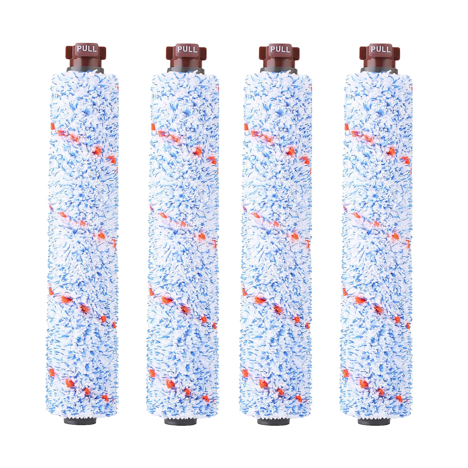 Colorfullife Replacement Gentle Clean Multi Surface 1868 Vacuum Brush Roll for Bissell Vacuum. 4 Roller Brush, Compare to Part 1608683 & 160-8683.