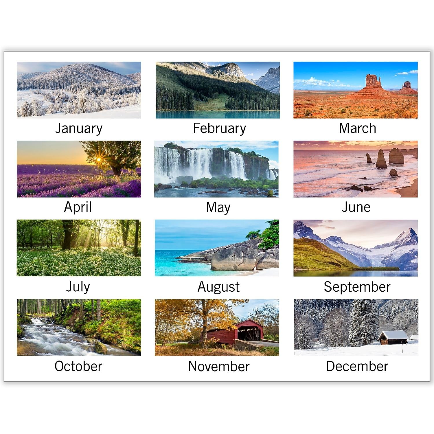 aag89802 – Einen Blick Panorama Landschaft Schreibunterlage Kalender
