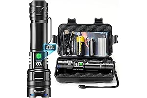 Rechargeable Flashlights 100k Lumen Super Bright LED 3280ft