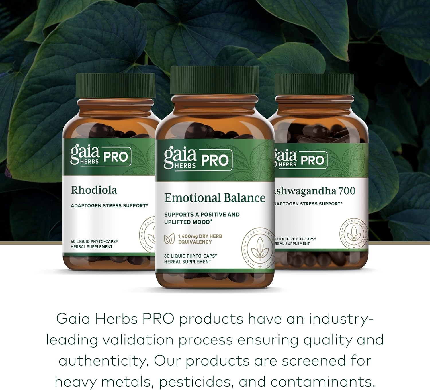 GAIA HERBS PRO Emotional Balance - Supports Stress & Cognitive Health* - St. John's Wort, Passionflower, Vervain & Oats - Vegan - 60 Liquid Phyto-Caps (60 Servings) - Image 6