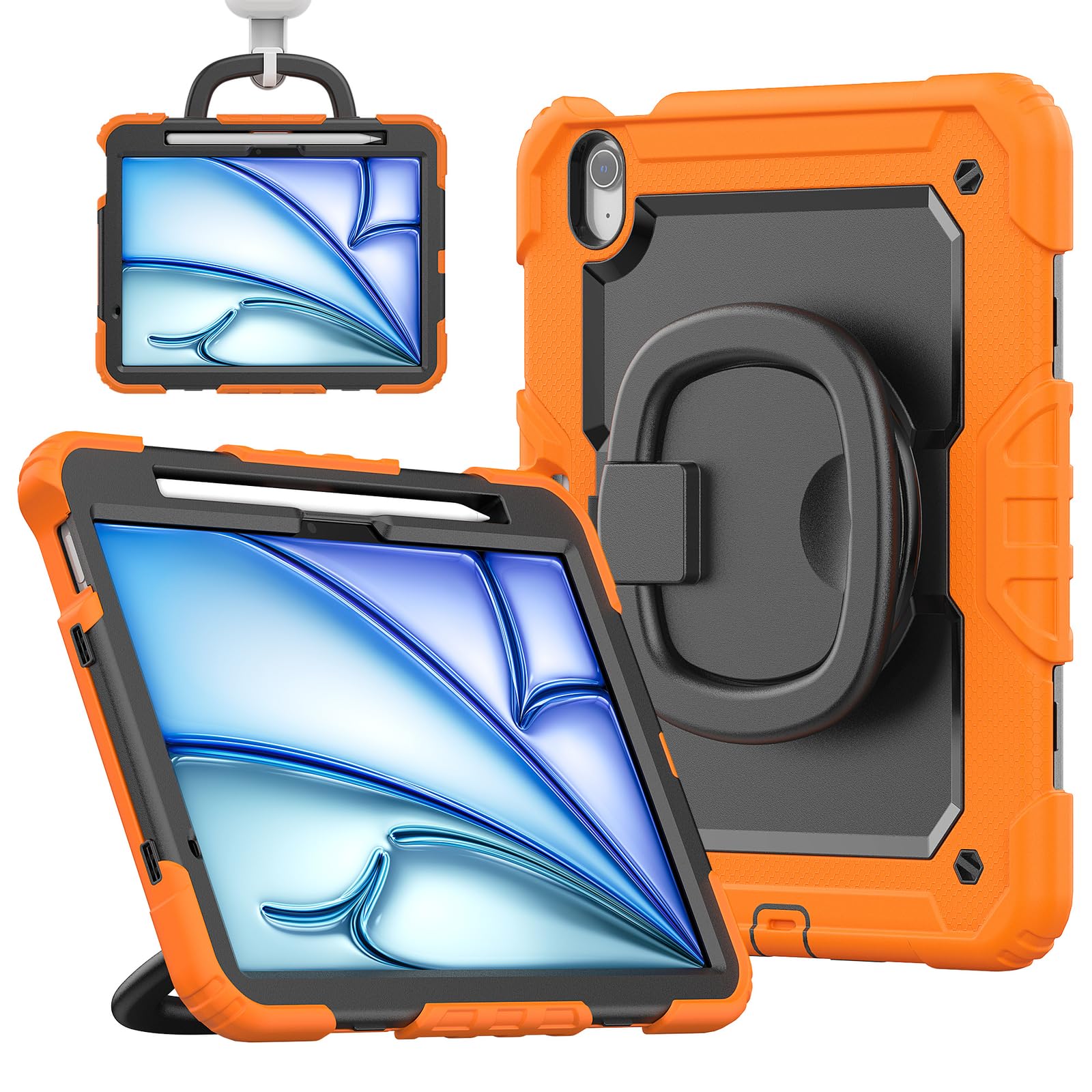 Coque iPad Pro 11 M4 2024 anti-chute avec dos silicone rigide - 8
