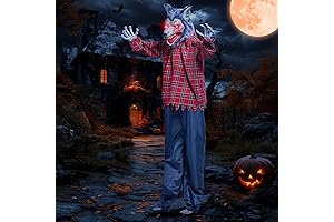 MOONFLR 78" Halloween Animatronics: The Life-Like Terror for Your Halloween