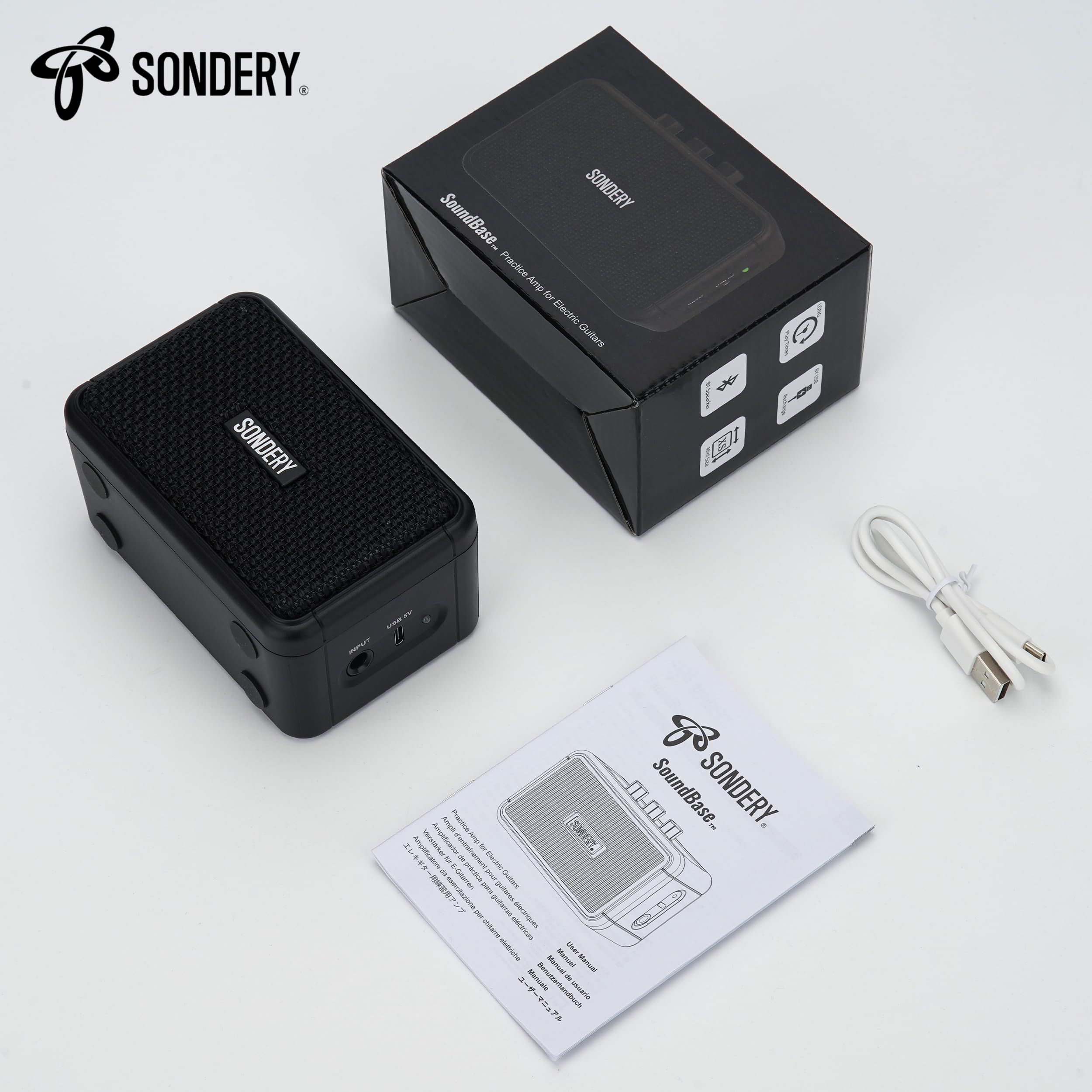 Amazon.com: Sondery Mini Guitar Amp for Electric Guitars 5W Two