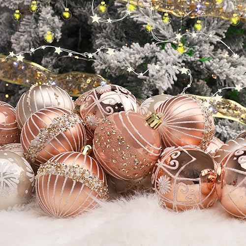 Miniatura 4 de Adornos de bolas de Navidad de 2.36 pulgadas  2.362 in, 30 piezas de adornos de árbol de Navidad, adornos de Grinch, inastillables, decoración de