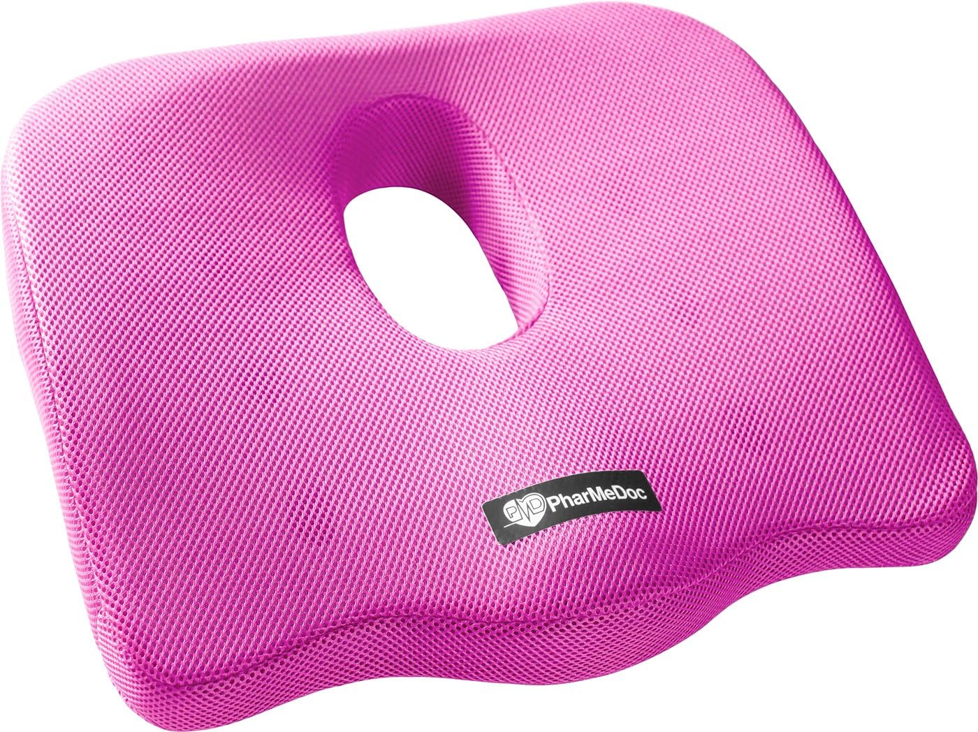 PharMeDoc Coccyx Pillow Tailbone Pain Cushion Seat Cushion for Back