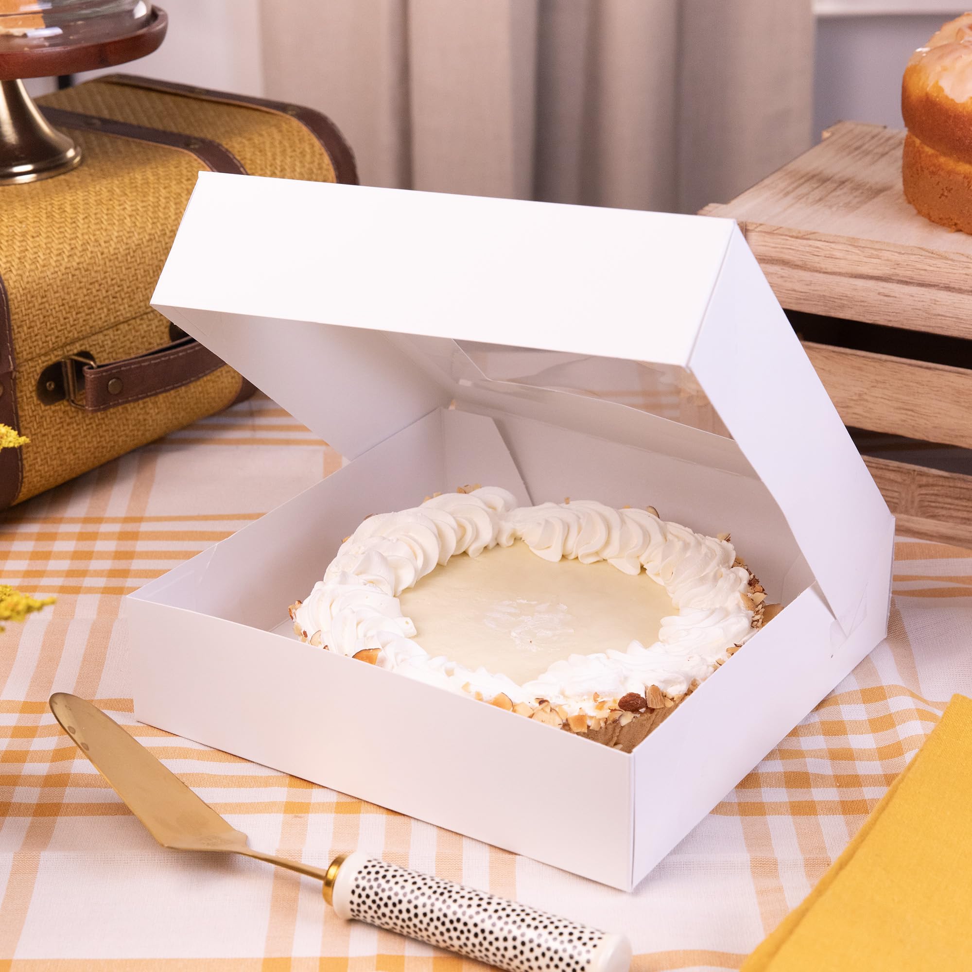 Bakery Boxes - White Window Takeout Containers -4