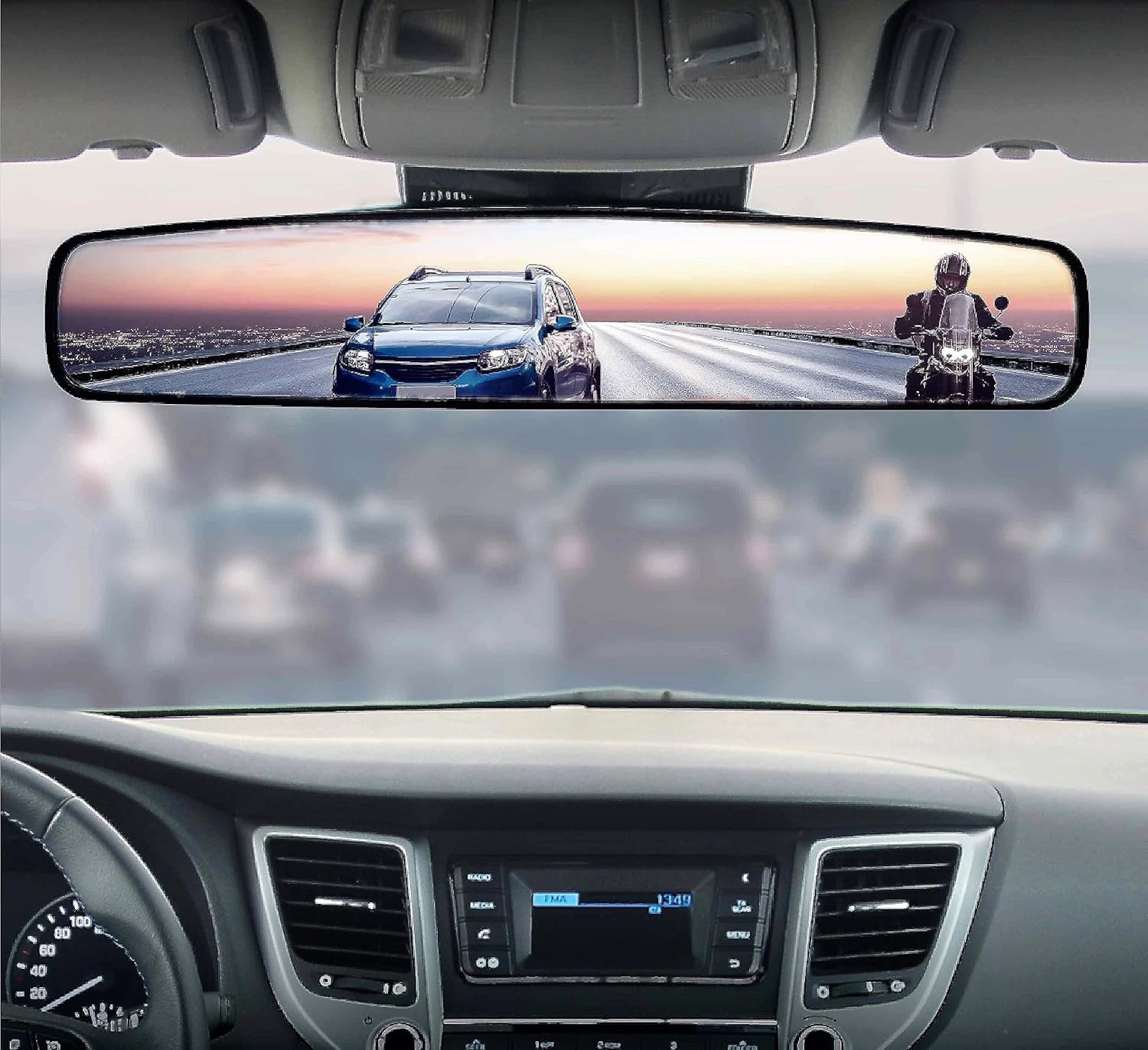 GOODYEAR, [ULTRA WIDE] 17” Panoramic Rear View Mirror for