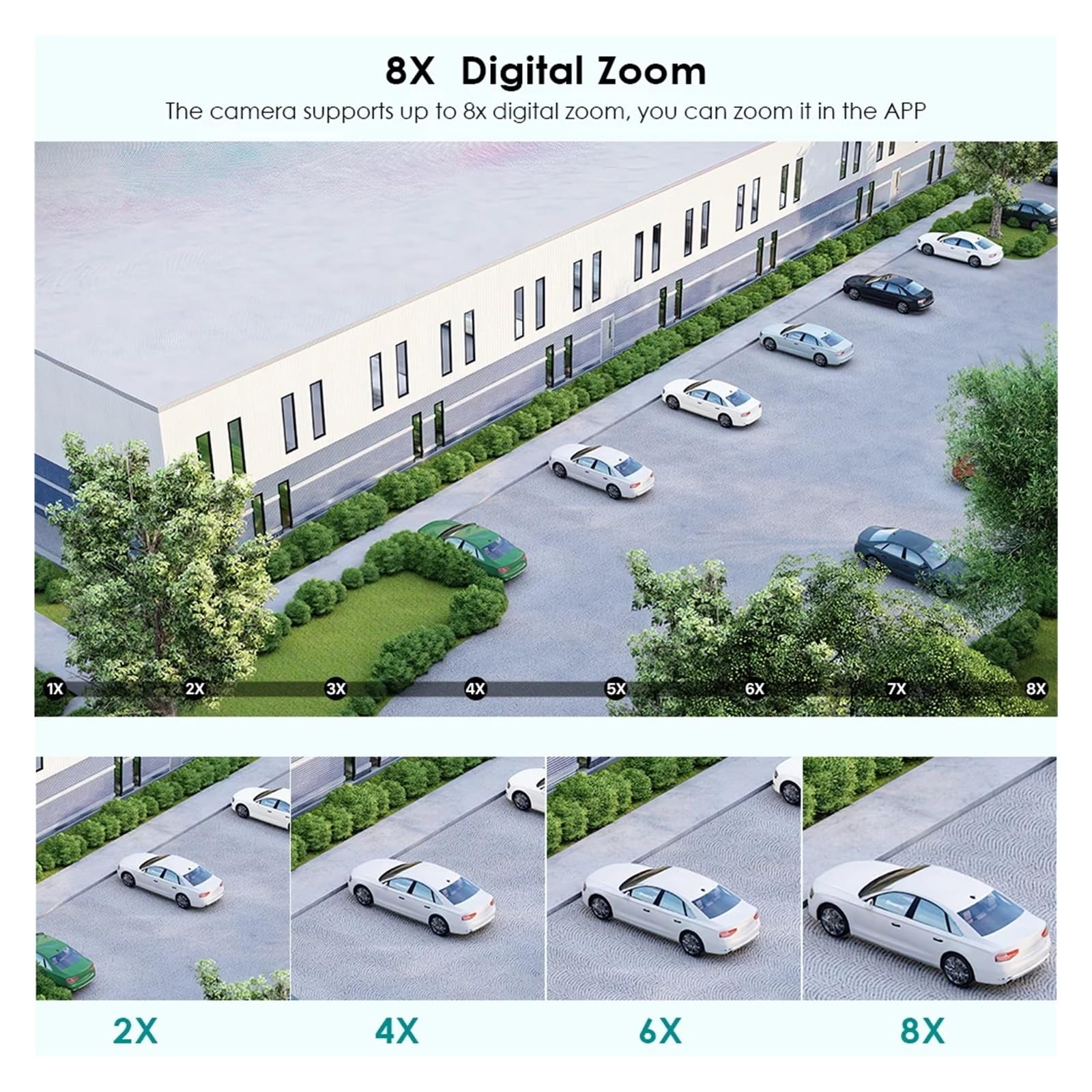 Telecamera for esterni PTZ AI con doppio obiettivo 4K da 8 MP