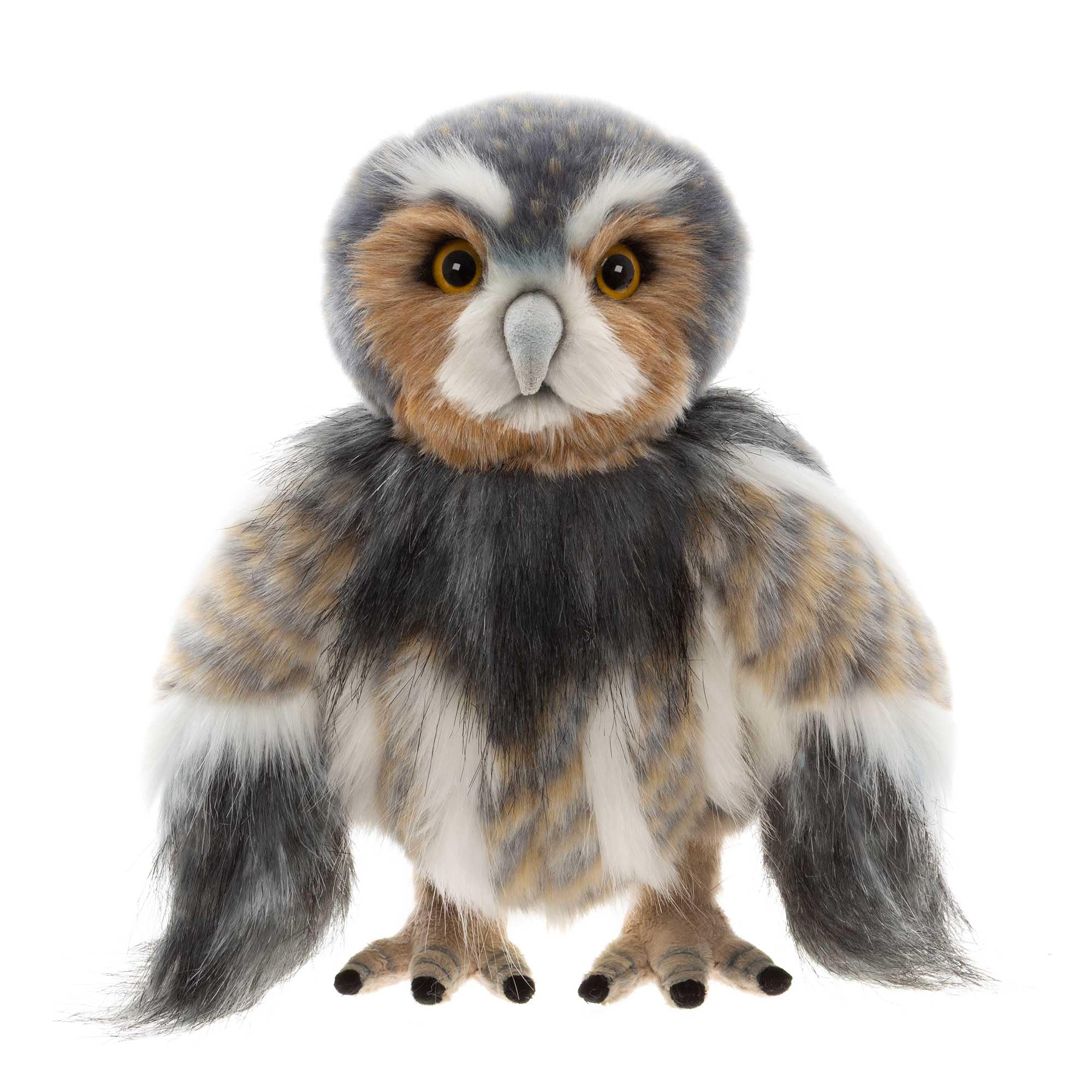 Charlie Bears Wing Commander Swift Plush Owl Five-Way Jointed Collectable