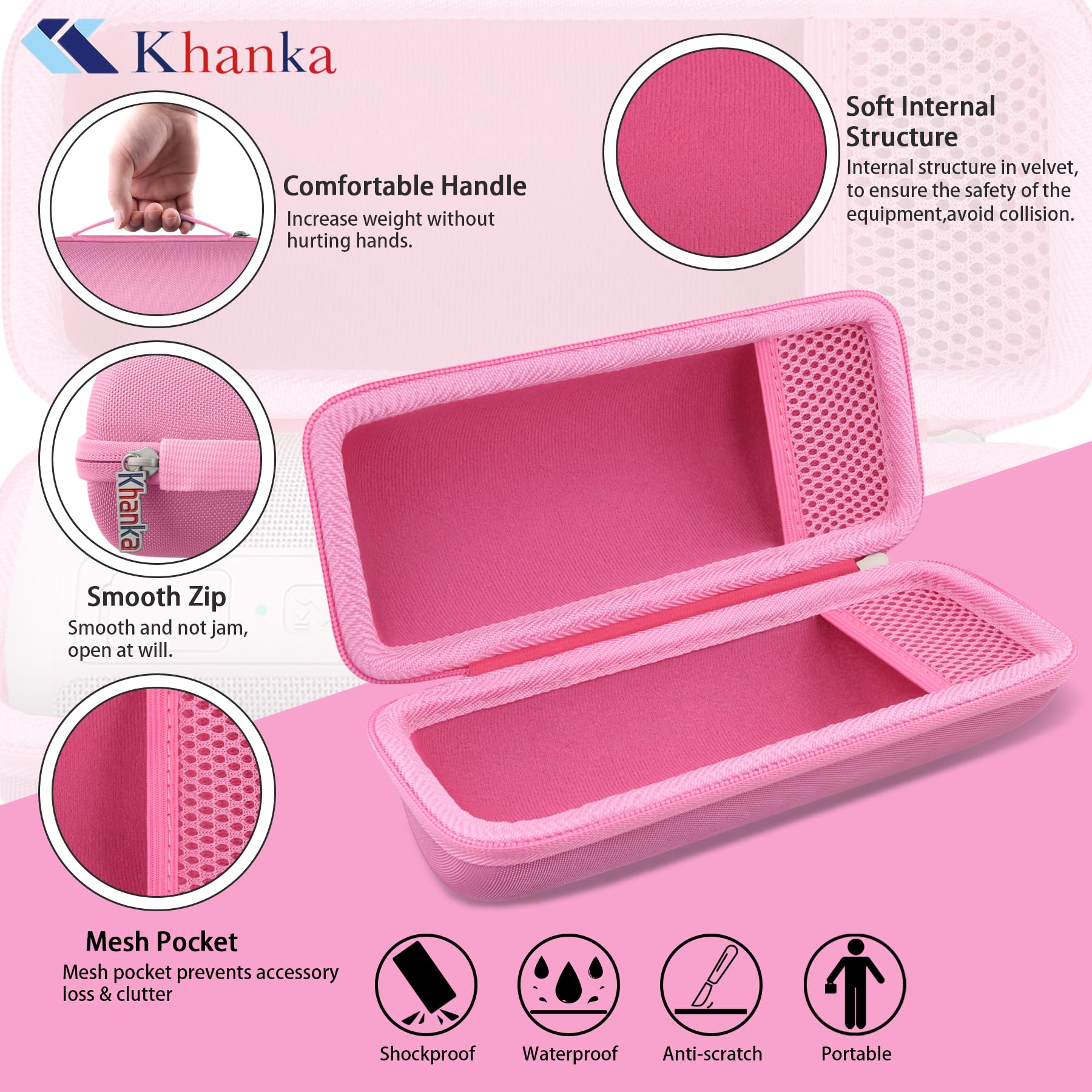 Amazon.co.jp: Khanka 収納ケース 互換品 Ortizan Bluetooth 24W X10