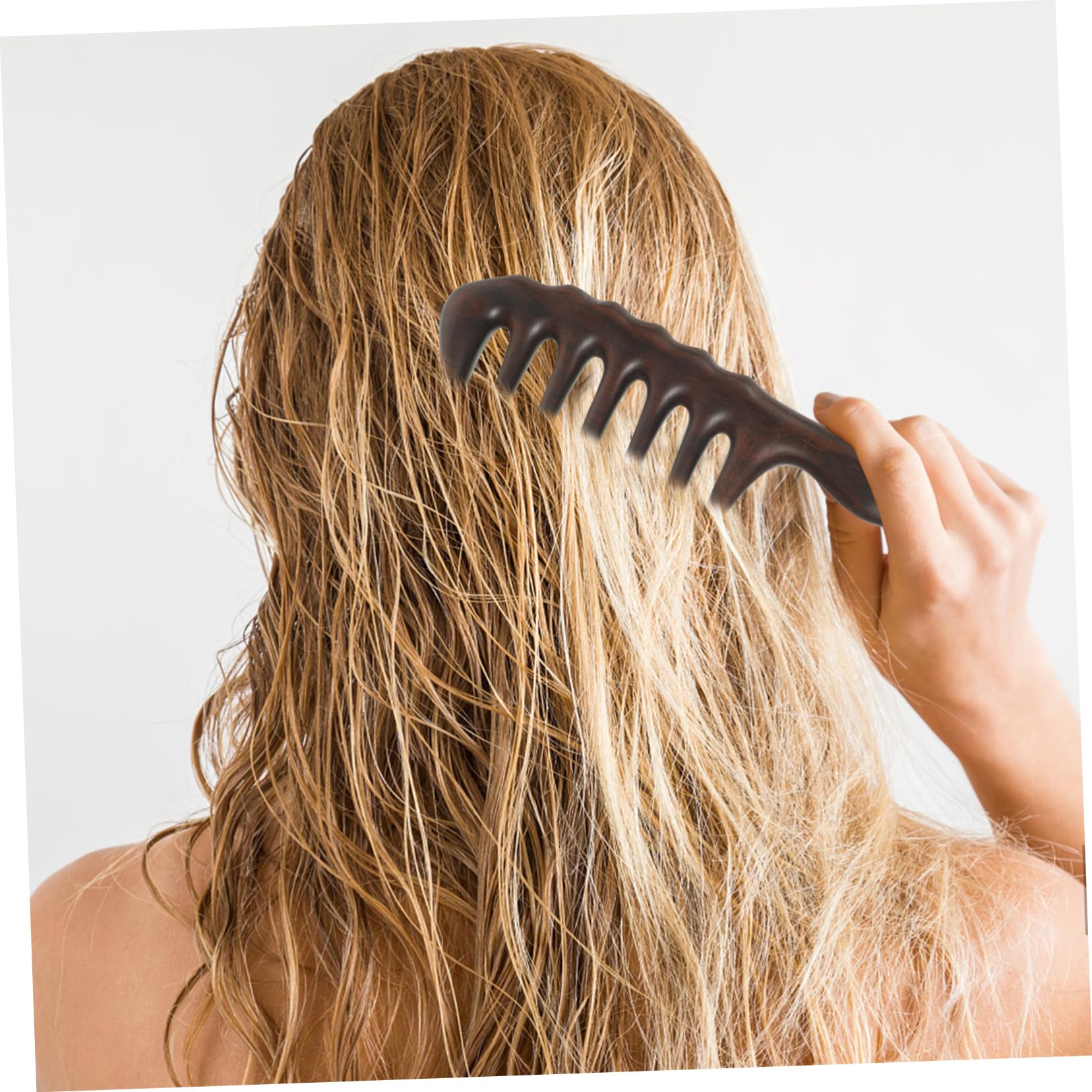 FRCOLOR 3 Piezas Peine De Masaje De Grandes Peine Afro De Pelo De Cepillo Para El Pelo Enderezar El De De Algodón De s Rojo