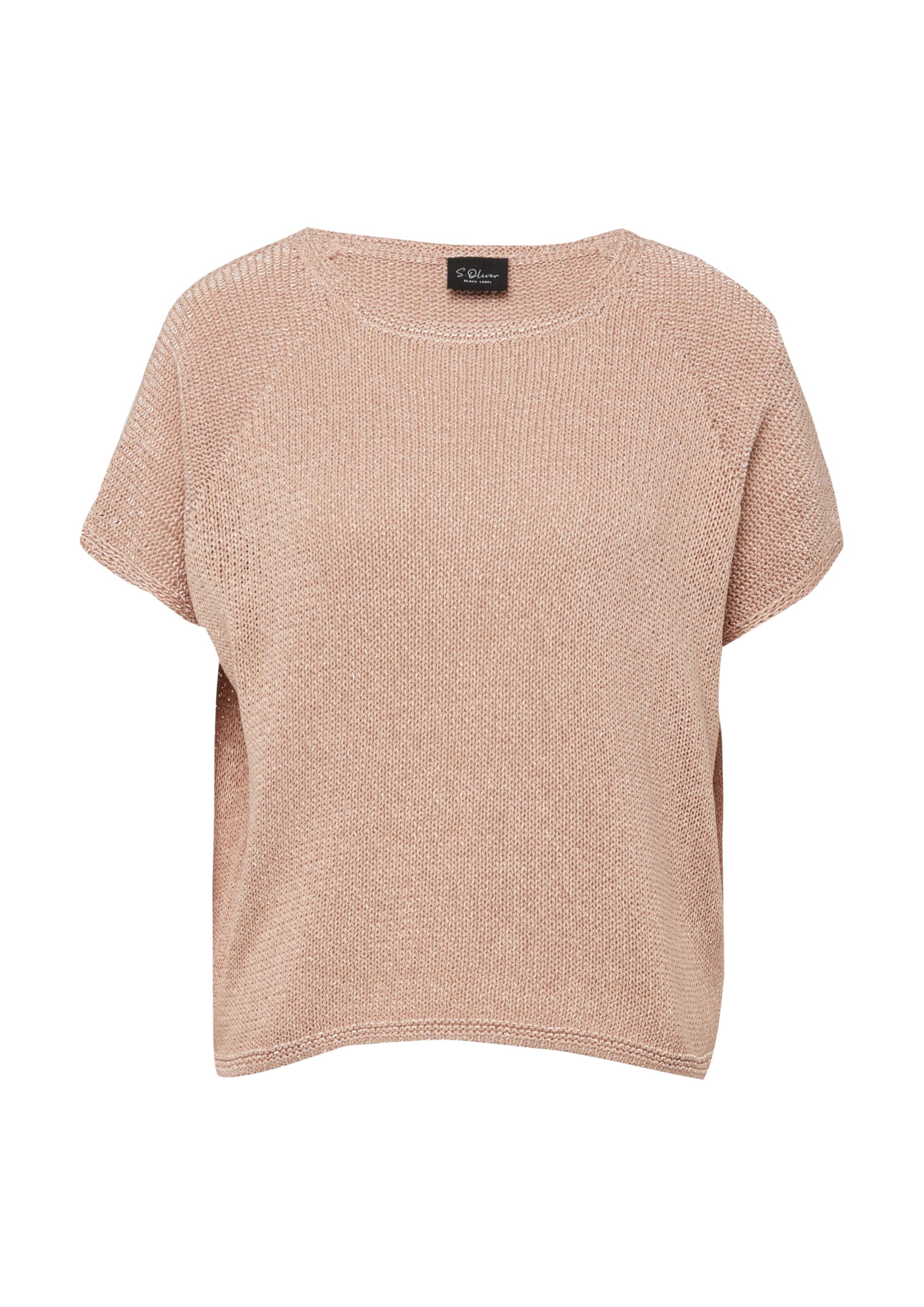 s.Oliver Strickpullover im Relaxed Fit mit U-Boot-Ausschnitt