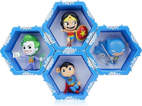 Miniatura 6 de WOW! PODS DC Comics - Figura de superhéroe con cabeza de bobbling, juguete coleccionable (Batman metálico), multicolor