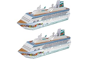 Beistle 3D Fillable Cruise Ship Table Centerpieces for Bon Voyage Party Decorations