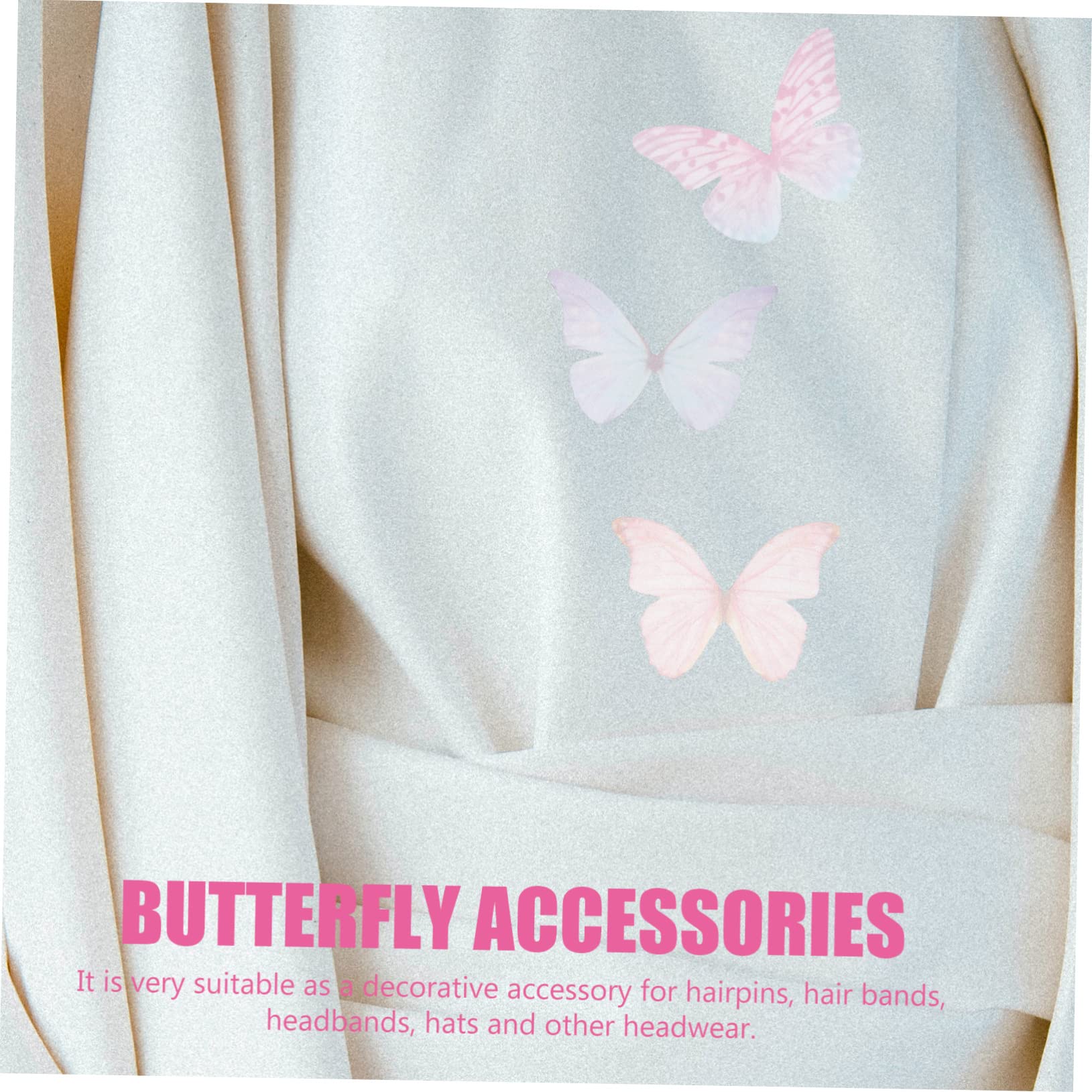 NUOBESTY 400stücke Organza Schmetterlinge Dekorative Applikationen Für Hochzeiten Bastelarbeiten Kleideraccessoires Farben Zufällig Für Kreative Projekte