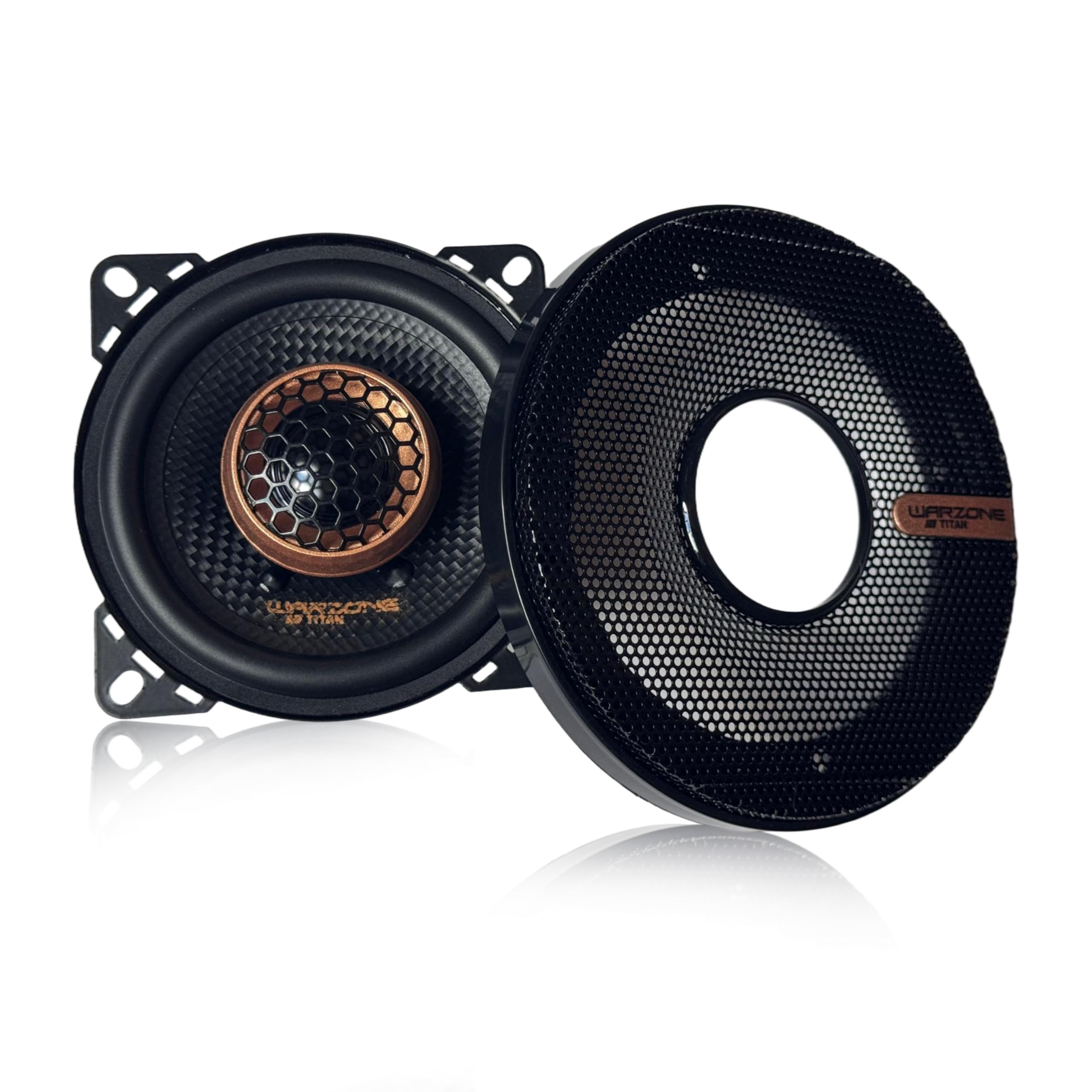 Amazon.com: Warzone 2X WZ40PTi 4-Inch Super Coaxial Speaker Pair