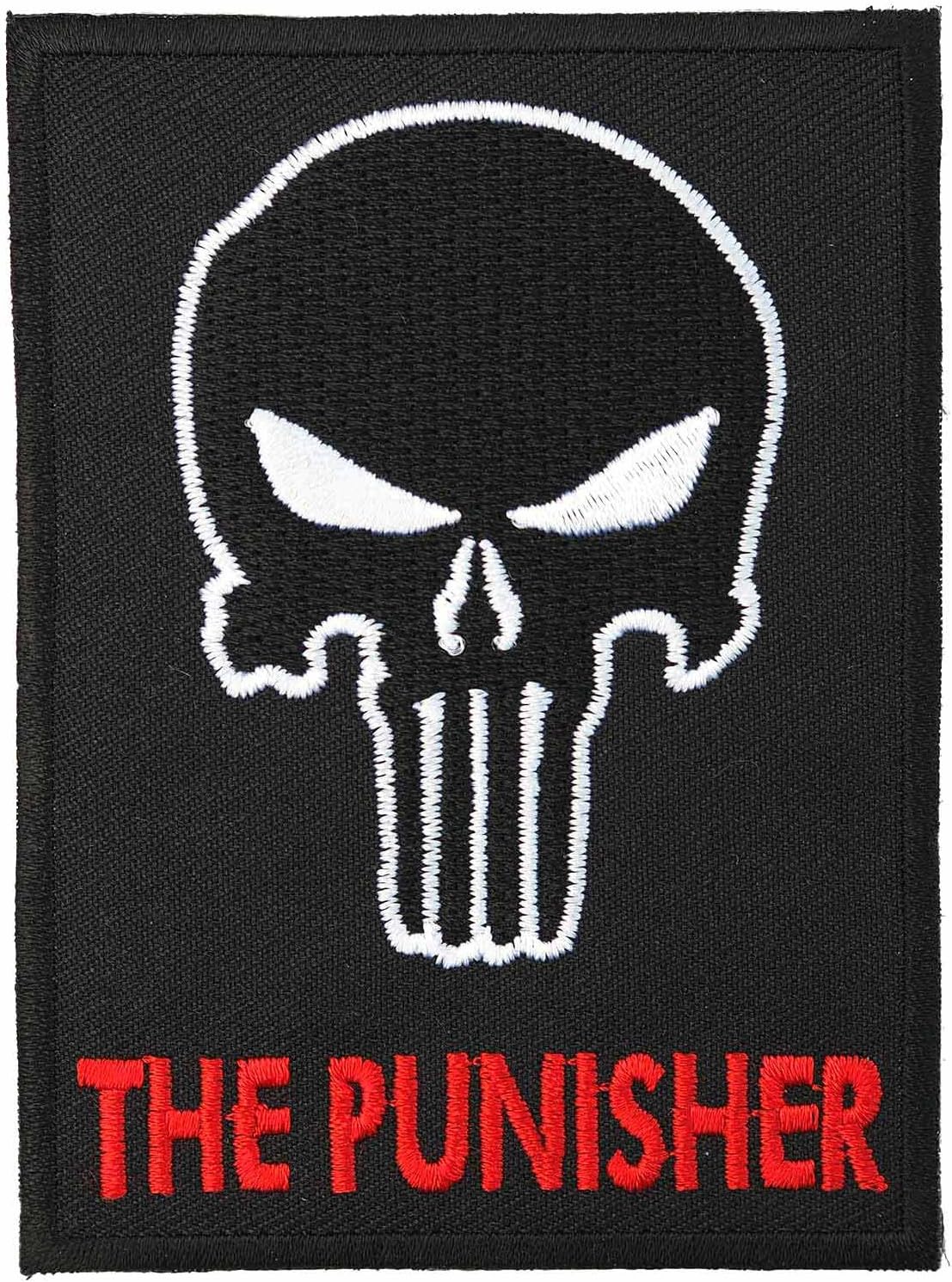 The Punisher Skull Embroidered Iron on Patch
