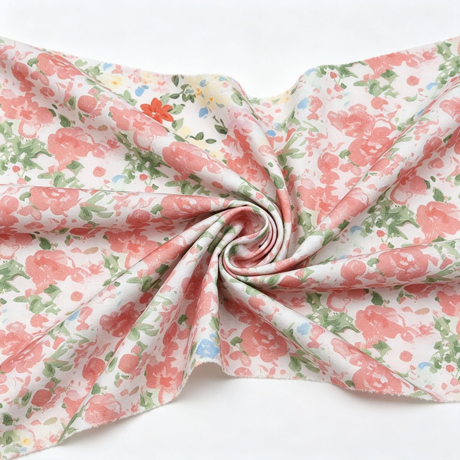 Tessuto di cotone con motivo floreale, 2 m x 160 cm, al metro, per cucito