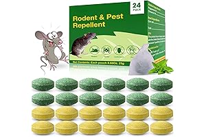 All-Natural 24-Pack Peppermint Mouse Repellent
