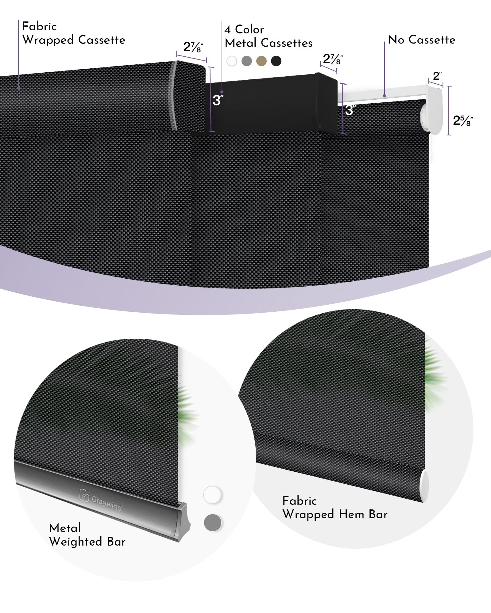 Amazon.com: Graywind Motorized Solar Shades Light Filtering Mesh