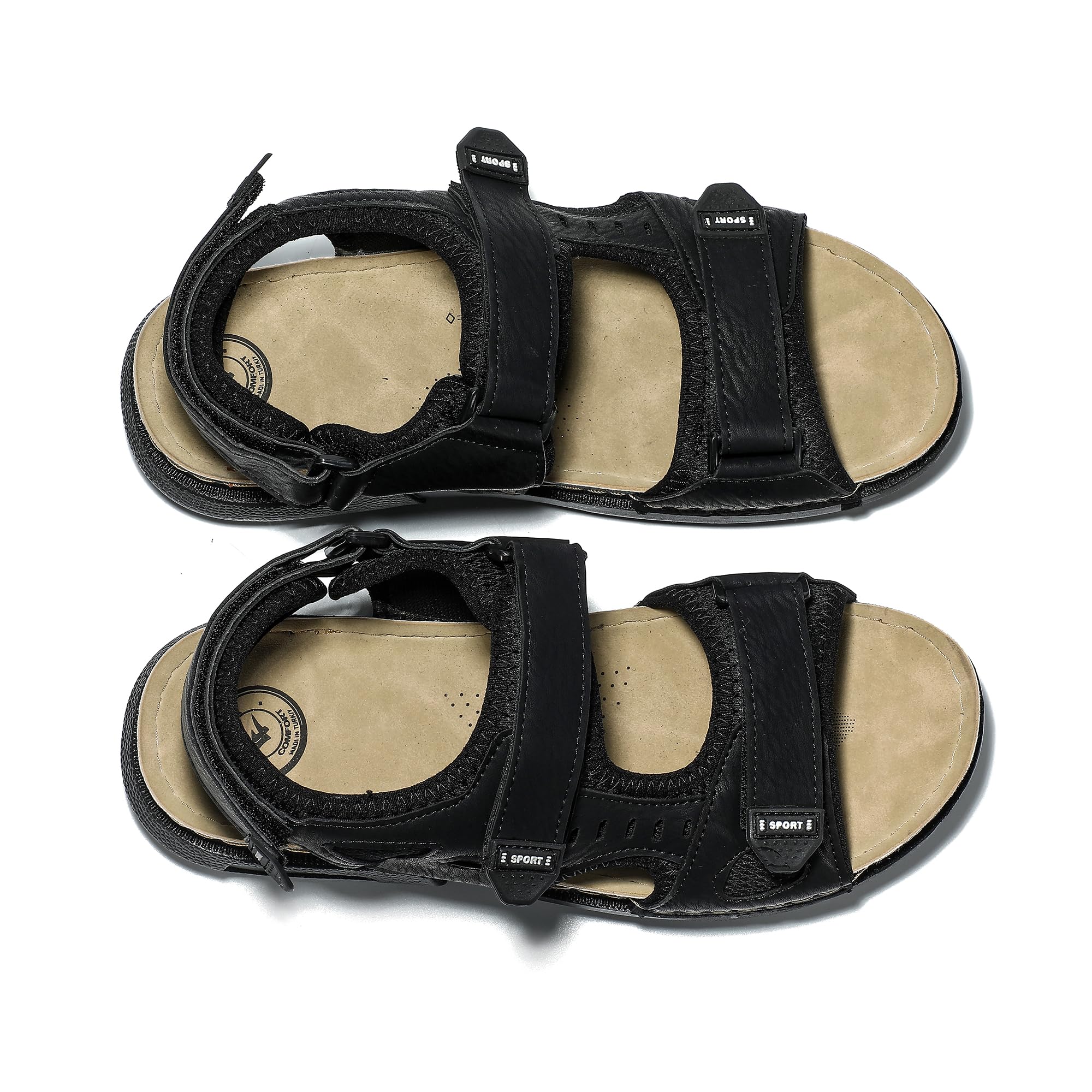 JOMIX Sandales de Randonnée Homme Chaussures d'été Réglable pour Sport Mer Plage