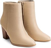 Vista 4 de DREAM PAIRS - Botines de tacón ancho con bloque para mujer