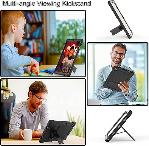 Miniatura 6 de Rantice Funda para Galaxy Tab A8 10.5 con soporte, híbrida a prueba de golpes para Samsung A8 Tablet Case 10.5 pulgadas (SM-X200X205X207), color