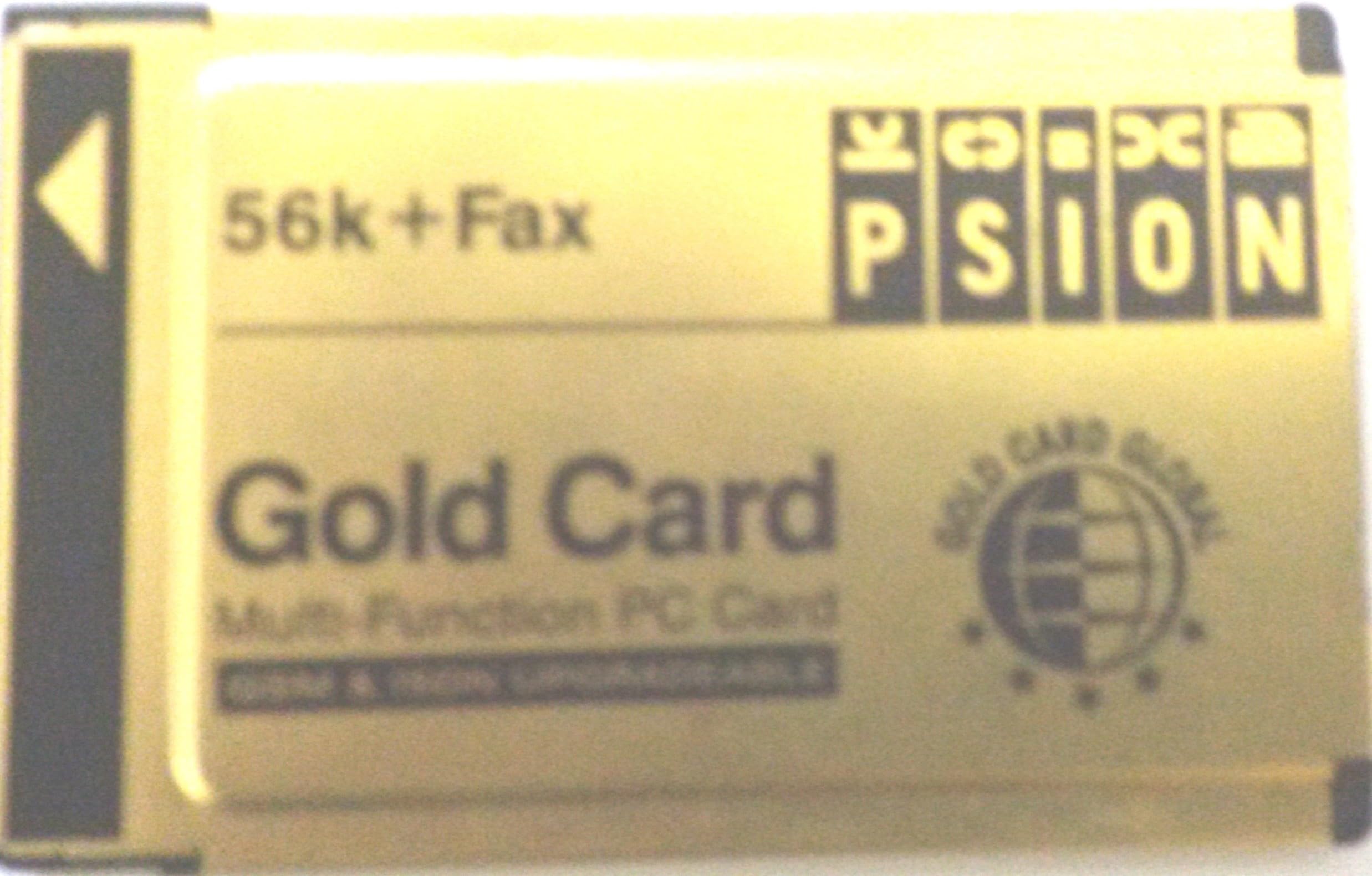 Psion Dacom Global 56k Fax & Modem Gold Laptop PC Card