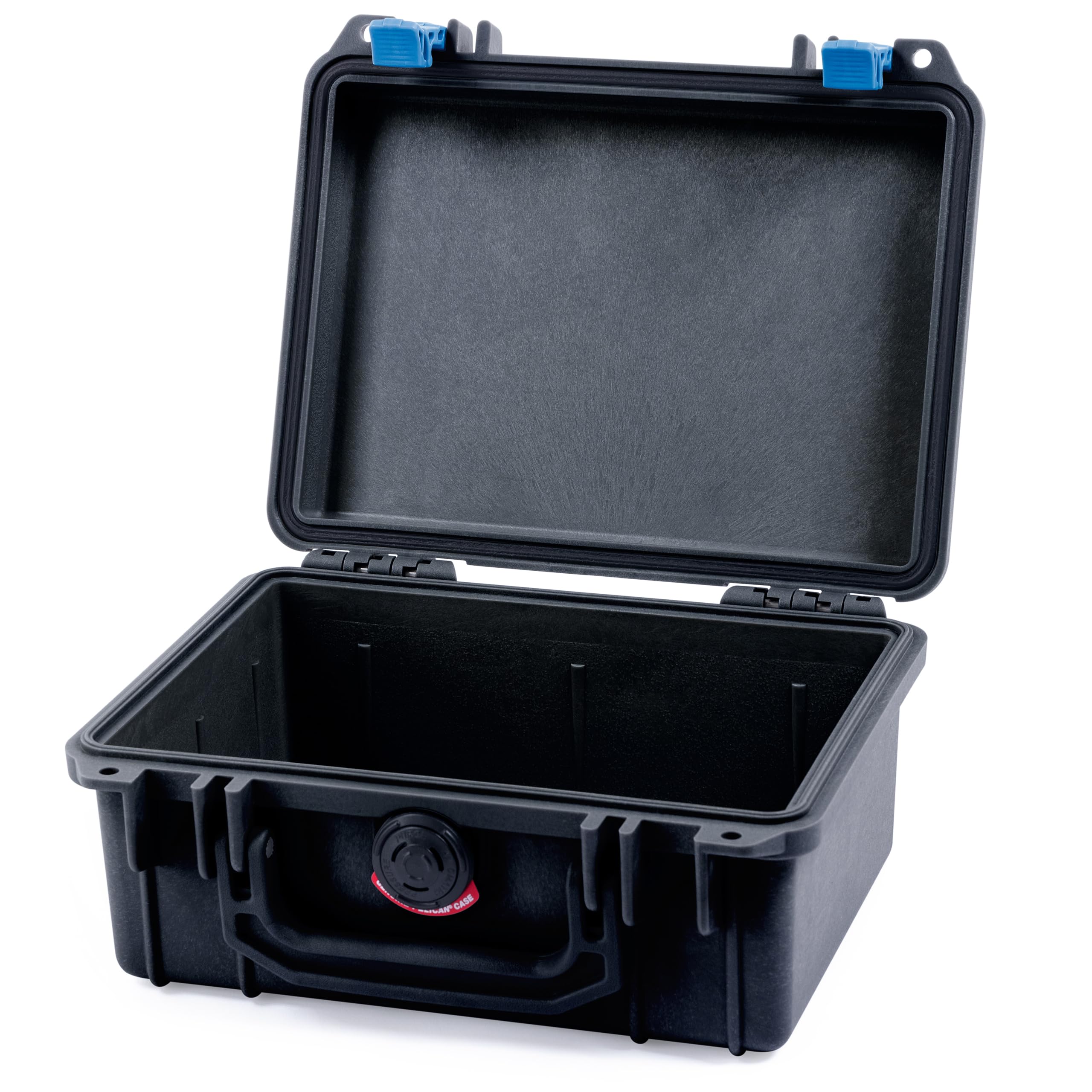 Pelican 1150 Case, Black with Blue Latches, None (Case Only)