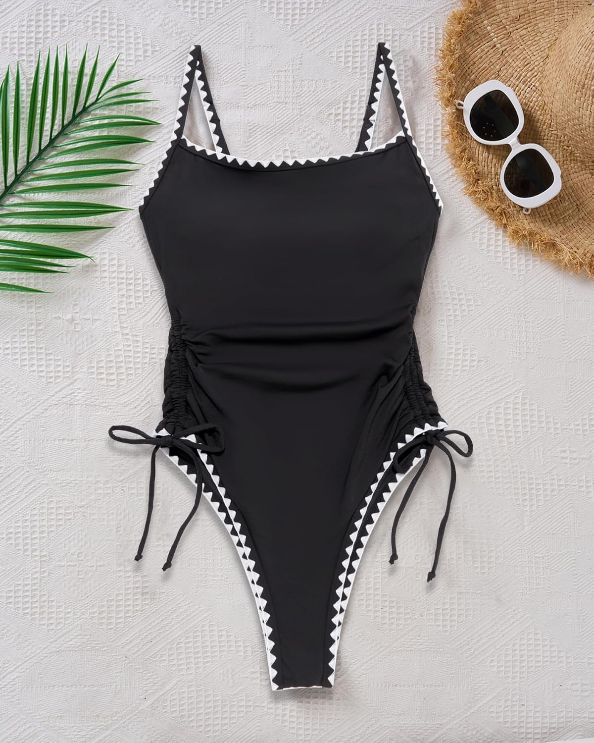 Daci Women's High Cut One Piece Swimsuit - Tummy Control Bathing Suit Sexy Brazilian Swimwear 2026 - Image 3