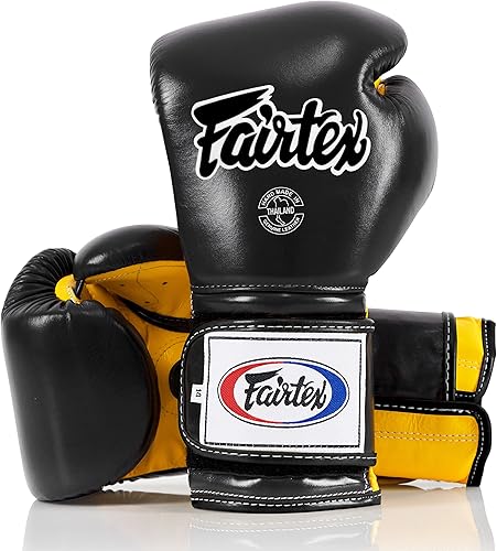 Miniatura 35 de Fairtex BGV9 Muay para boxeadores profesionales y entrenadores | Guante de estilo mexicano para golpeadores duros | Guantes MMA para artes marciales