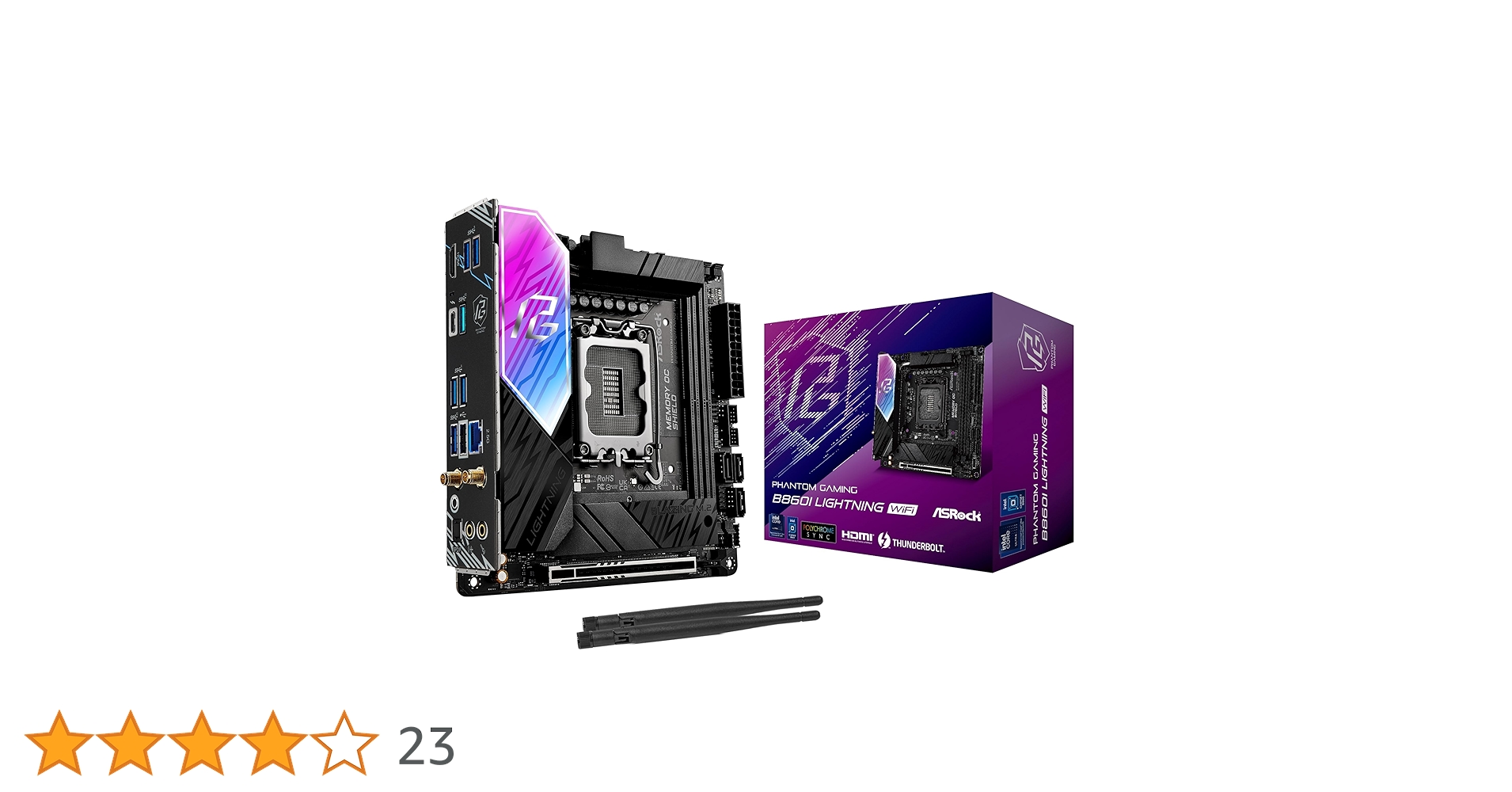 ASRock B860I WiFi Mini-ITX マザーボード B860I Lightning WiFi | B860I Lightning WiFi | ASRock(アスロック