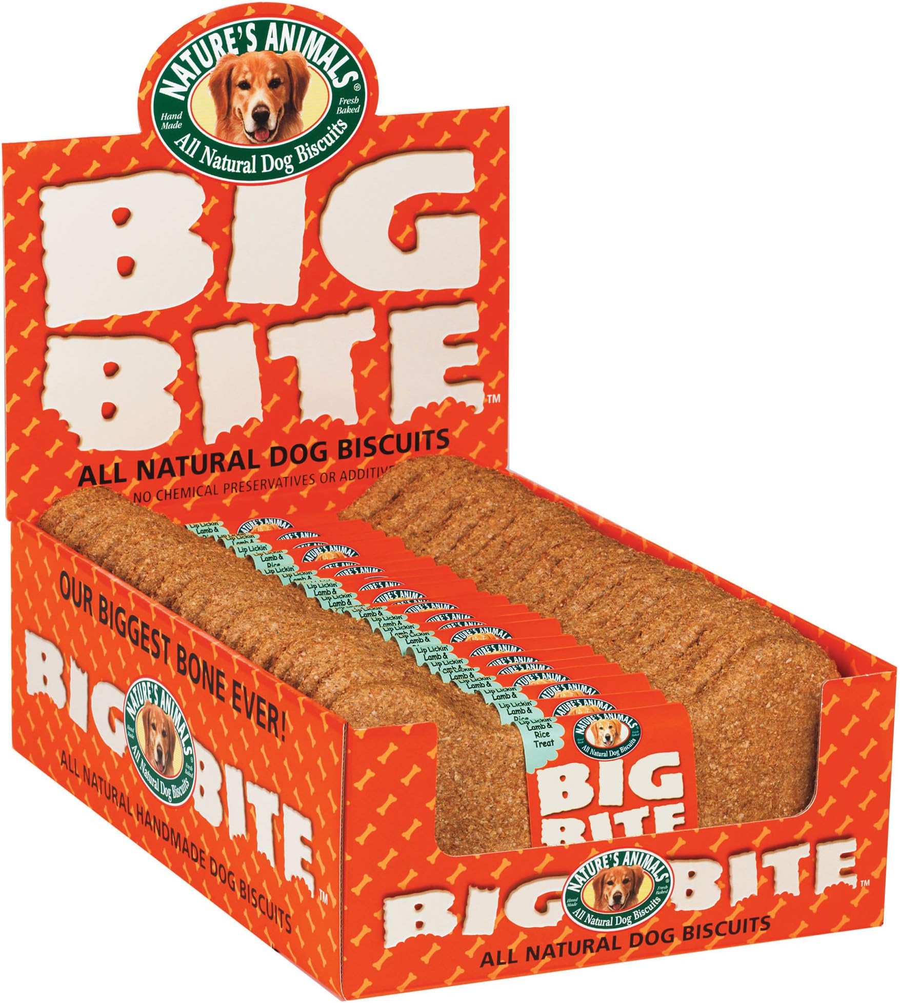 Big Bite Lamb and Rice Dog Biscuit (24Pack) Pet Treat