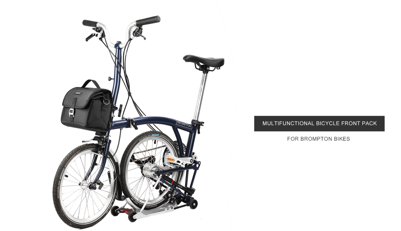 Amazon | Rhinowalk フロントバッグ ブロンプトン自転車用 バッグ 保温