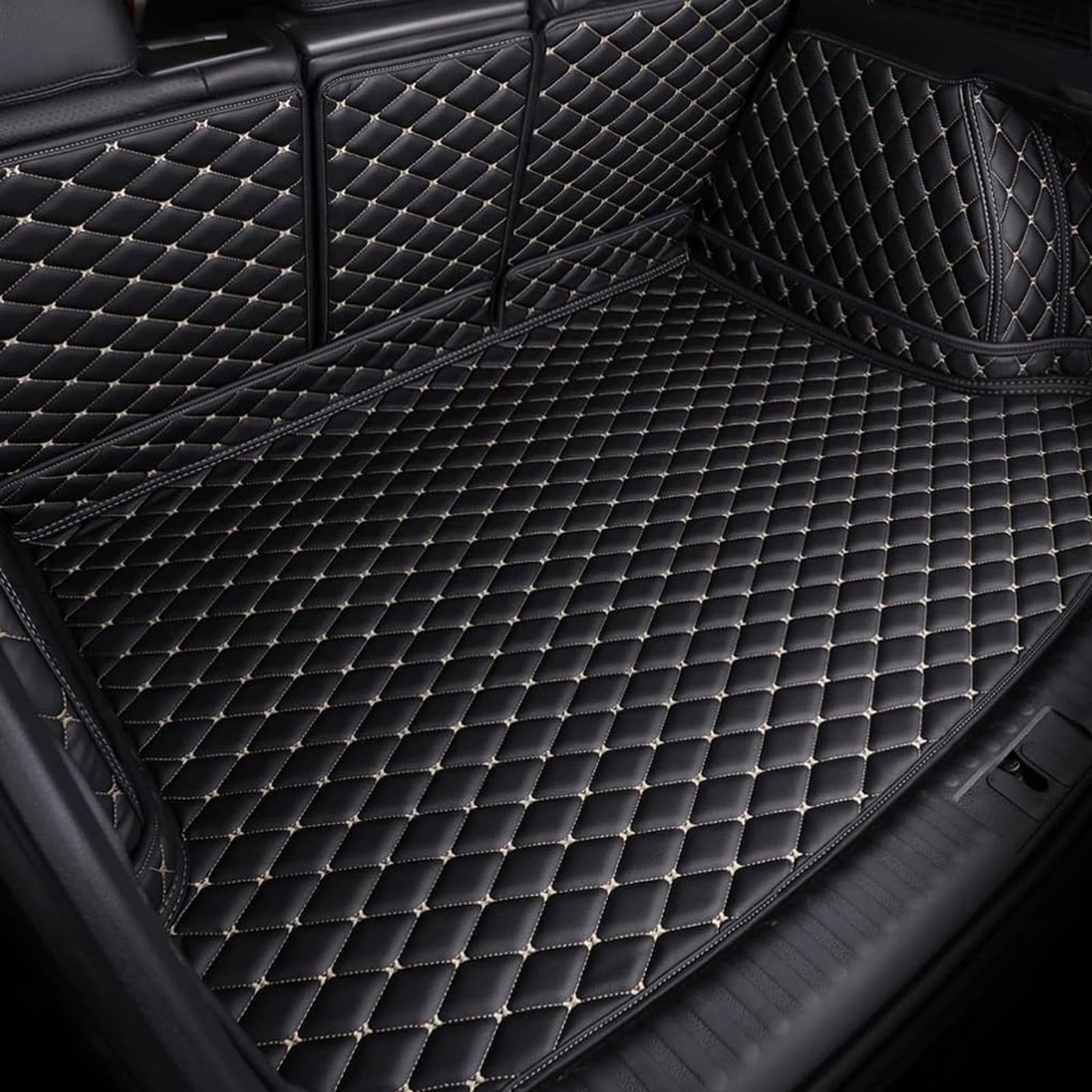 Motario Car Leather Trunk Mat Boot Liner for BMW M1 M2 M235 M240 M3 M340, All Weather Full Coverage Protection Pad Waterproof Accessories