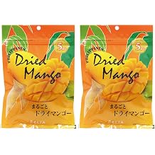 Whole Dry Mango, 4.6 oz 130 g x2