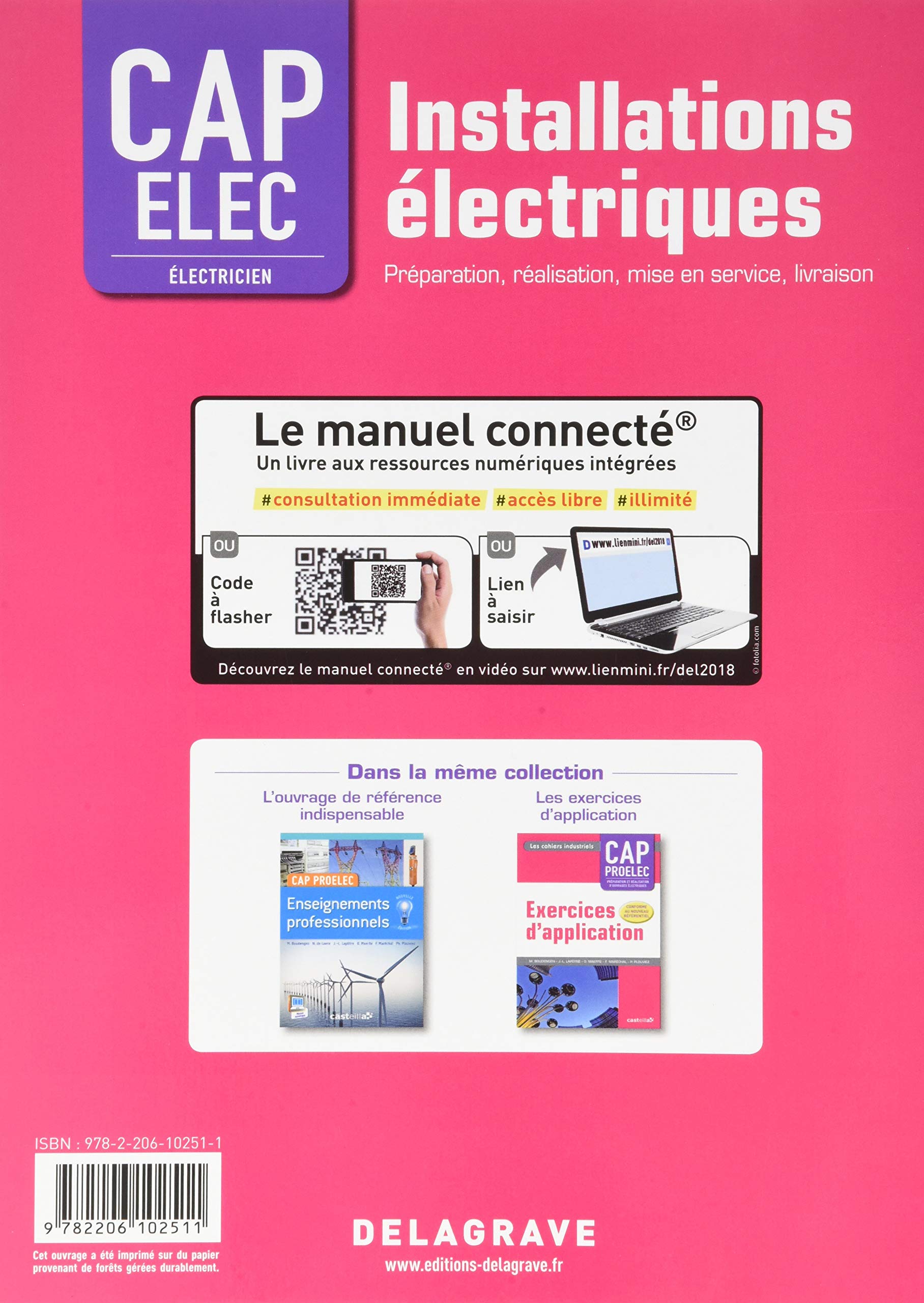 Installations électriques CAP Electricien (2018) - Pochette élève: Préparation, réalisation, mise en service, livraison