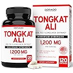 Tongkat Ali For Men 1200mg (200 to 1 Extract) - 120 Capsules - Longjack Supplement - Premium Tonkat-Ali Supplement - Support Strength, Drive, Athletic Performance & Muscle Mass - Gluten Free & Non-GMO