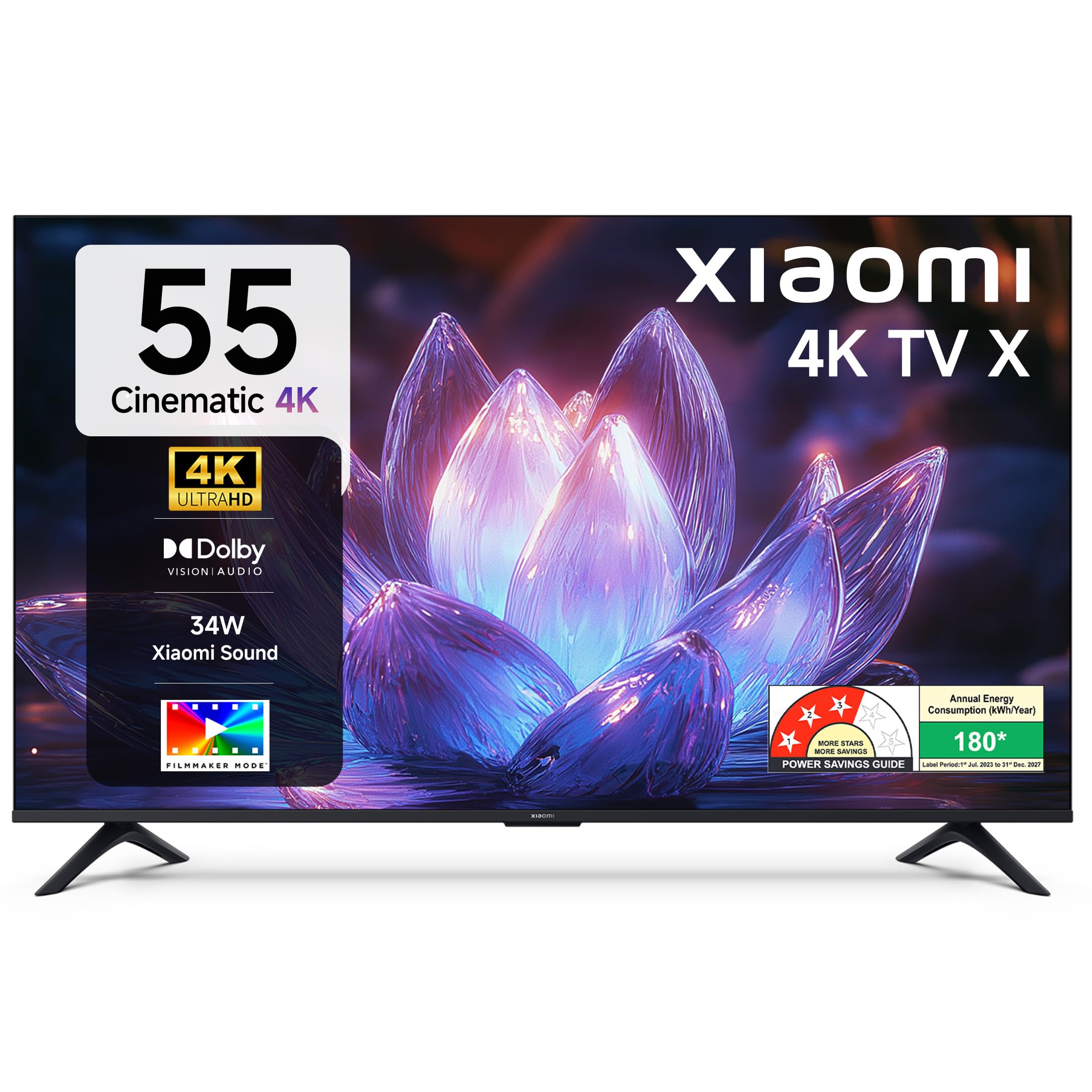 Xiaomi 138 cm (55 Inches) X Series 4K Ultra HD Smart Google TV L55MB-AIN