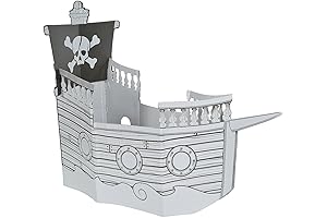 Fun Express Pirate Ship Cardboard Play House